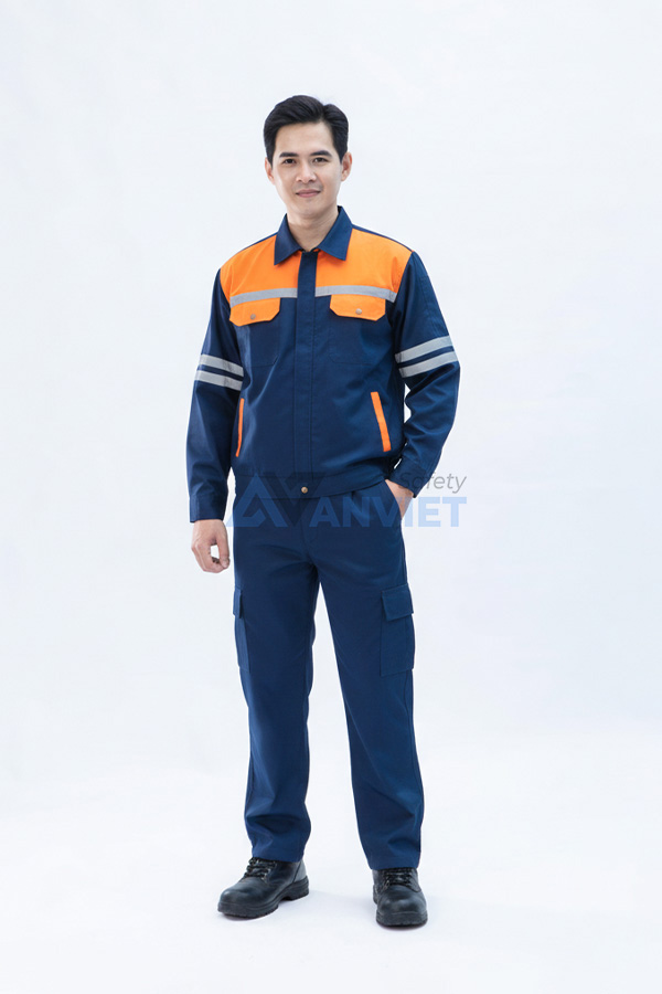 Quần áo bảo hộ lao động Evinz AV48 phản quang